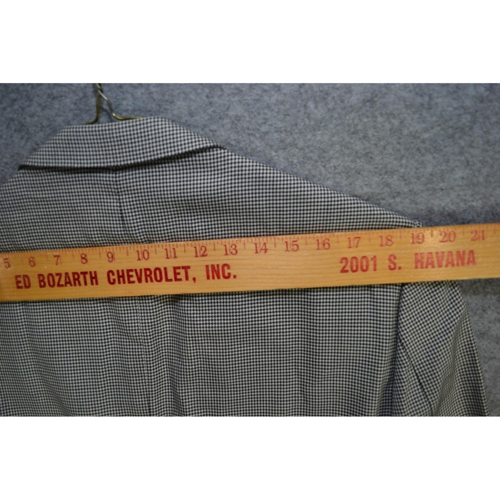 Ermenegildo Zegna Blazer Mens 44 Houndstooth Wool 15milmil15‎ Italy Sport Coat - Picture 15 of 16
